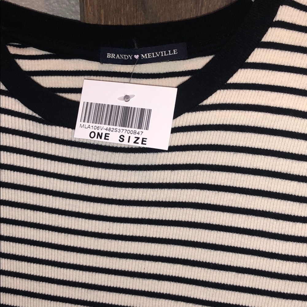 Brandy Melville striped fitted dress⚡️🖤 - Picture 4 of 4
